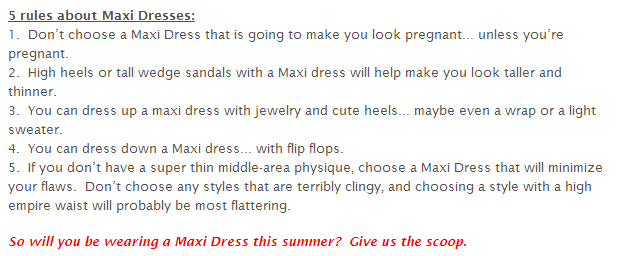 maxi dresses for summer